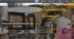 Desktop Screenshot of cafe-city.ch
